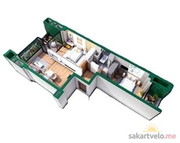 3-комнатная