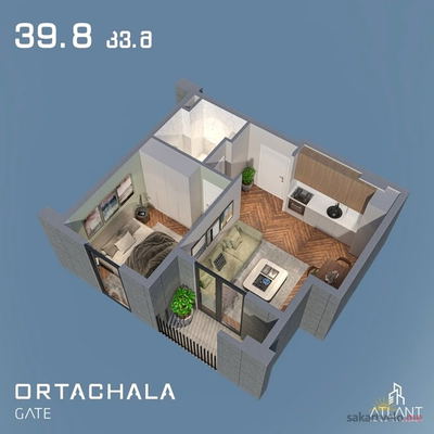 1-комнатная