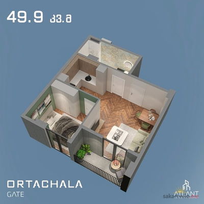 1-комнатная