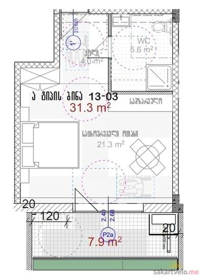 1-комнатная