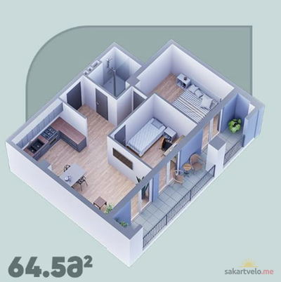 3-комнатная
