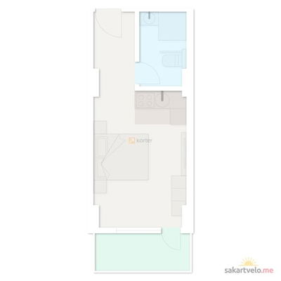 1-комнатная