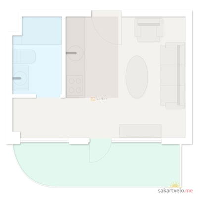 1-комнатная