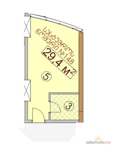 1-комнатная