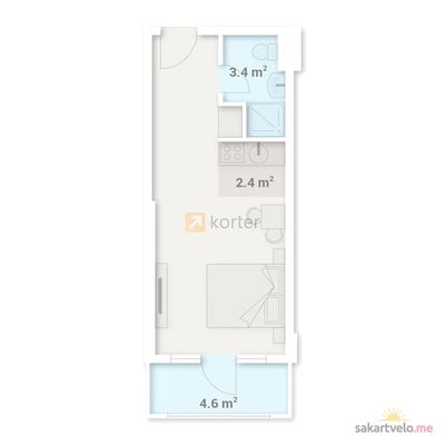 1-комнатная