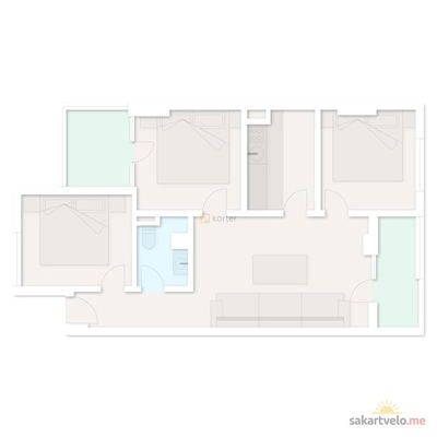 4-комнатная