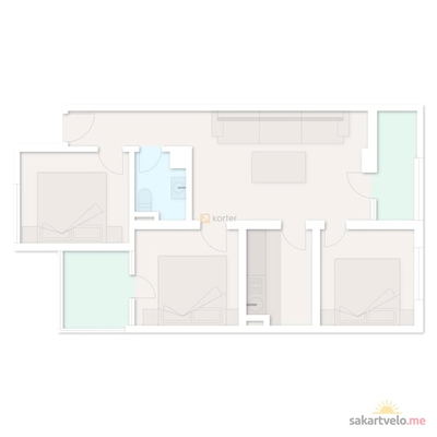 4-комнатная