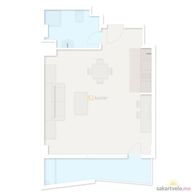 1-комнатная