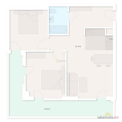 3-комнатная