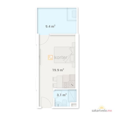 1-комнатная