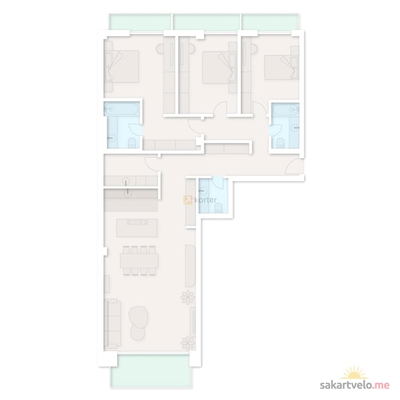 4-комнатная