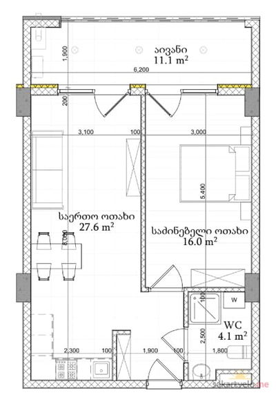 2-комнатная