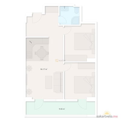 3-комнатная