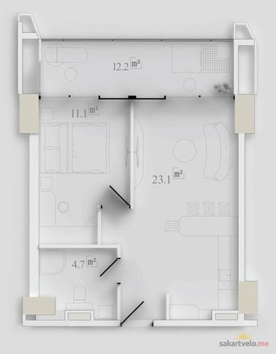 2-комнатная