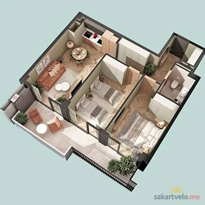3-комнатная