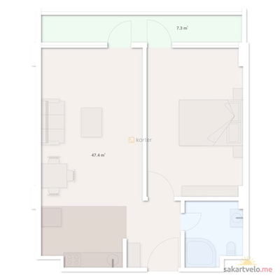 2-комнатная