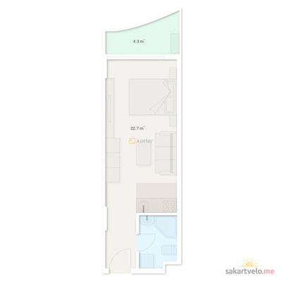 1-комнатная