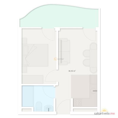 1-комнатная
