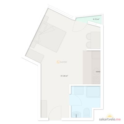 1-комнатная