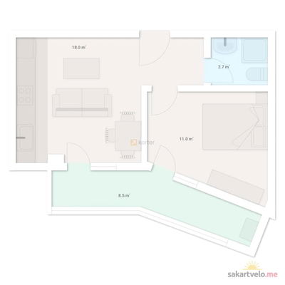 2-комнатная