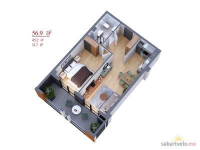 2-комнатная