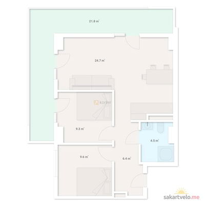 3-комнатная