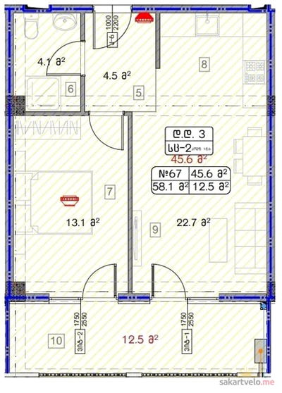 2-комнатная