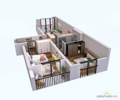 3-комнатная