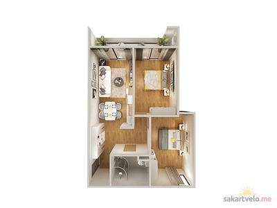 3-комнатная