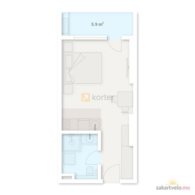 1-комнатная