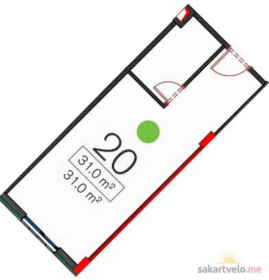 1-комнатная