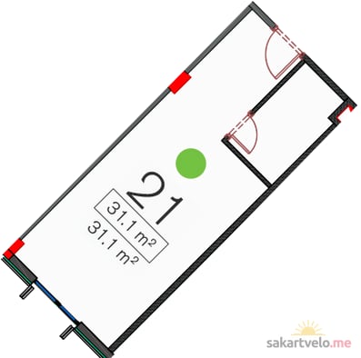1-комнатная