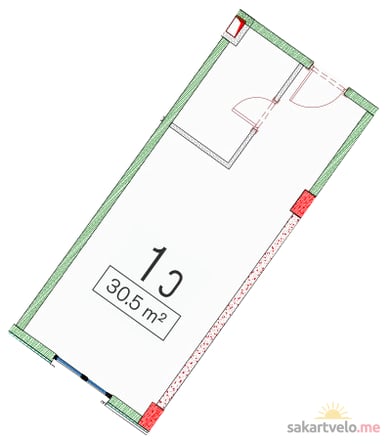 1-комнатная
