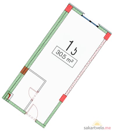 1-комнатная