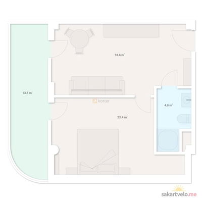 2-комнатная