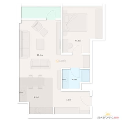 2-комнатная