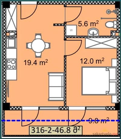 2-комнатная