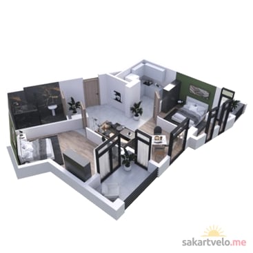 3-комнатная